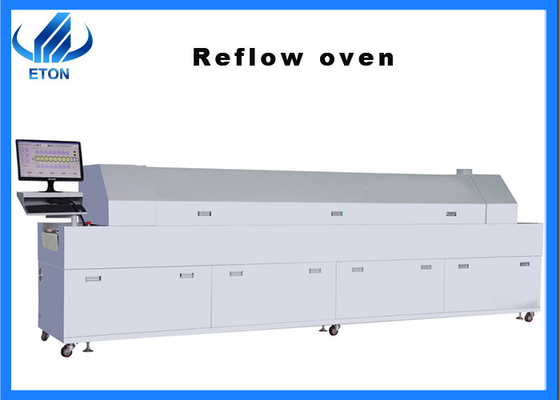 AC 380V Reflow Oven Machine Bảng nhiệt PCB Lưu thông khí nóng đầy đủ