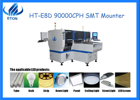 ETON HT-E8D Chọn và đặt máy 90000CPH với kích thước PCB tối đa 1200 * 300mm