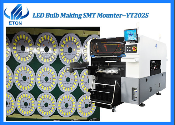 Máy làm bóng đèn LED YT202S SMT Mounter 80000CPH với 20 đầu phun