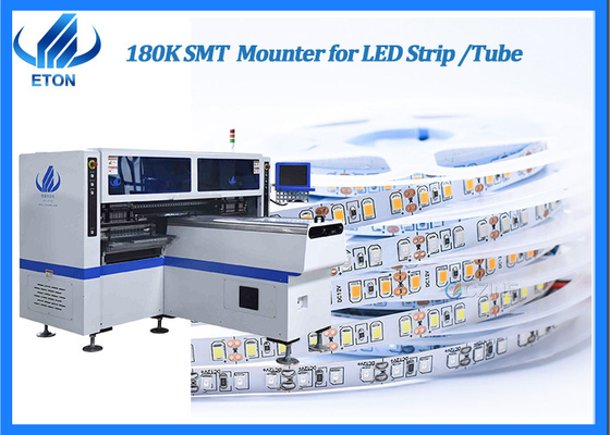 Dải ánh sáng 1m Máy chọn vị trí SMT Dây chuyền sản xuất đèn LED 180000CPH