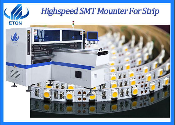 Máy gắn SMT tốc độ cao HT-F7S 180K cho máy gắp và đặt đèn Strip