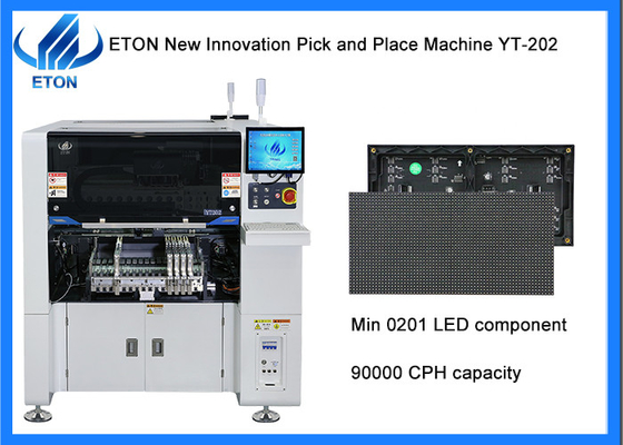 Máy chọn vị trí 90000 CPH SMT cho bộ điều khiển công suất tối thiểu 0201 LED PCBA