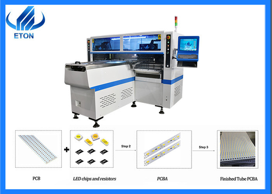 Đèn LED chiếu sáng Máy gắn SMT Các bộ phận gắn trên bảng PCB 250000CPH Chip Mounter