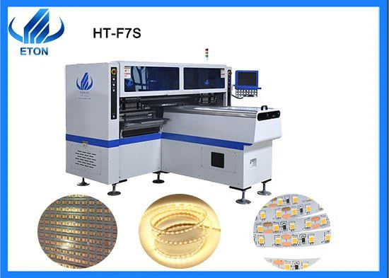 Máy lắp đặt HT-F7S SMT với 68 Bộ nạp có chức năng nạp tự động