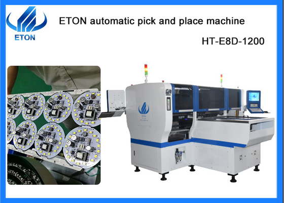 Đèn LED SMT Pick And Place Machine 48 PCS Feeder Tốc độ trung bình / cao