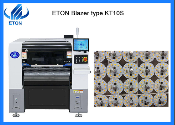 SMT 10 đầu chọn và đặt máy cho đèn LED / 500 * 470mm Max PCB