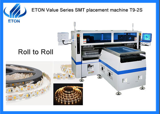 CE tiêu chuẩn LED Strip Super Speed SMT Pick And Place Machine Với tiêu thụ điện 9,6 KW