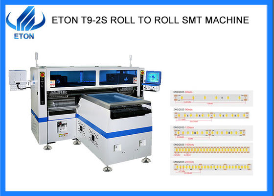 Modlue T9-2S 380AC 50HZ Máy đặt SMT tốc độ cao cho 250mm PCB Roll To Roll