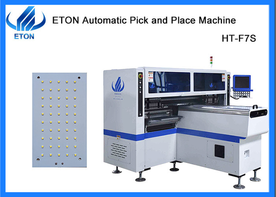 180000CPH Năng lực lắp đặt SMT Tube Production 68 Feeder Station Pick And Place Machine
