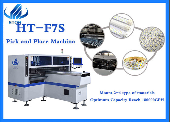 Máy lắp đặt SMD 34 vòi với phần mềm R & D trong dây chuyền sản xuất SMT