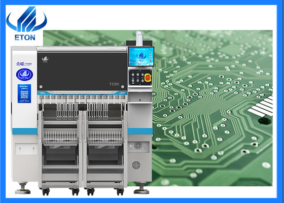 Đầu đặt kép Tổng cộng 20 đầu Máy SMT 98000CPH ETON YT20S Máy gắn PCB