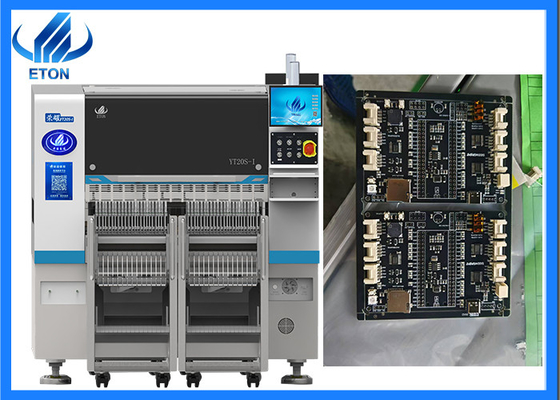 Tốc độ tùy chỉnh SMT Pick and Place Machine 20 Spindles Dual Gantry Modular IC Tray tương thích