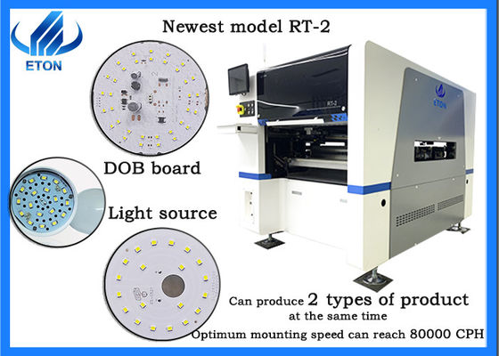 20 đầu phun Máy lắp SMT Mô-đun đôi Hai đường ray Máy lắp ráp SMT PCB