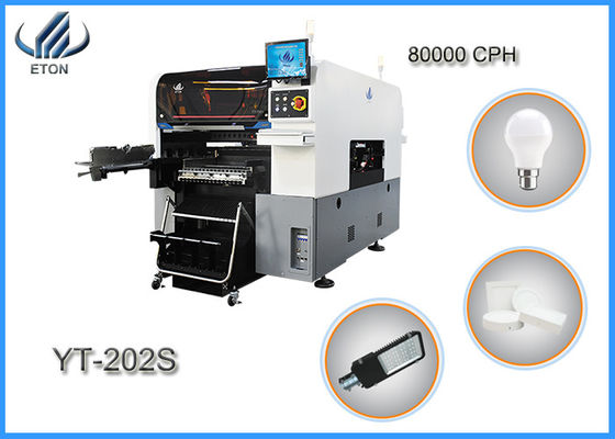 Máy chọn và đặt 20 đầu 500X450mm Kích thước PCB 80000 Tốc độ CPH
