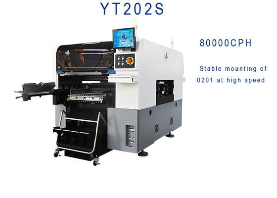 Lắp đặt tối thiểu 0201 Độ chính xác nhận dạng cao hơn MẠCH LED MẠCH MÀN HÌNH HIỂN THỊ MÀN HÌNH MÁY Gắn