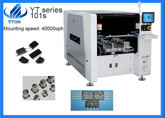 Máy chọn và đặt SMT cho đèn bảng với gói cuộn băng và đầu 10 chiếc và khay nạp 16 chiếc