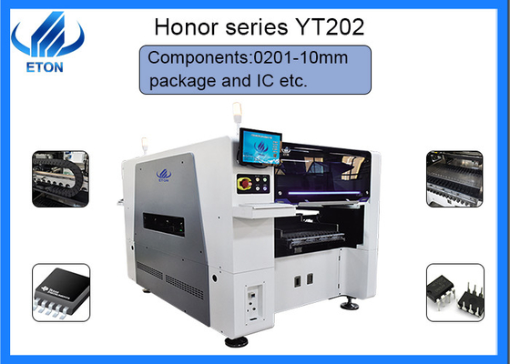 Thiết bị chọn và đặt 90000 CPH Đường sắt đôi cho thành phần IC