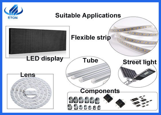 24 đầu với giá đỡ SMT công suất 90000 1950 mm cho dải đèn LED, máy lấy và đặt ống dẫn