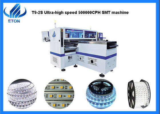 Đường sắt đôi + Bốn nhóm đầu bố trí Máy làm ánh sáng dải linh hoạt Máy chọn và đặt T9-2S