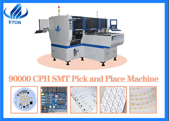 Bóng đèn DOB và máy chiếu sáng điểm SMT với 45000CPH và 12 đầu