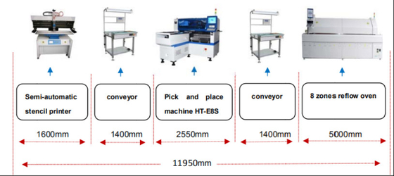 45000CPH SMT chọn và đặt máy chính xác cao đa chức năng cho bóng đèn LED