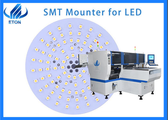 Linh kiện 0,2mm Trình điều khiển nguồn SMT Pick Place Machine 90000CPH Máy tạo bóng đèn LED