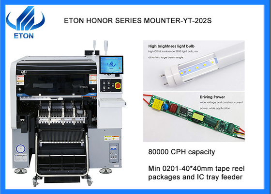 Máy chọn và đặt bề mặt được gắn trên bề mặt Máy ảnh tầm nhìn chuyến bay PCB tối đa 500mm