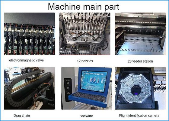 Máy lắp đặt SMT độ chính xác cao Động cơ tuyến tính từ tính SMD Chip Mounter