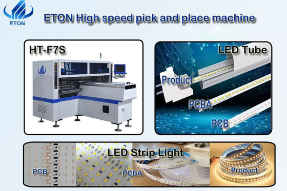 Bảng mạch PCB cứng nhắc Làm máy chọn và đặt chip LED SMT Mount 180000CPH