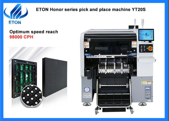 YT20S SMT Mounter cho chip siêu nhỏ 0201 ~ 40 * 40mm Chip lớn Phạm vi thành phần rộng hơn