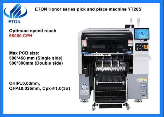 Độ chính xác SMT Mounter cho các thành phần 0201, Máy chọn và đặt công suất 98000