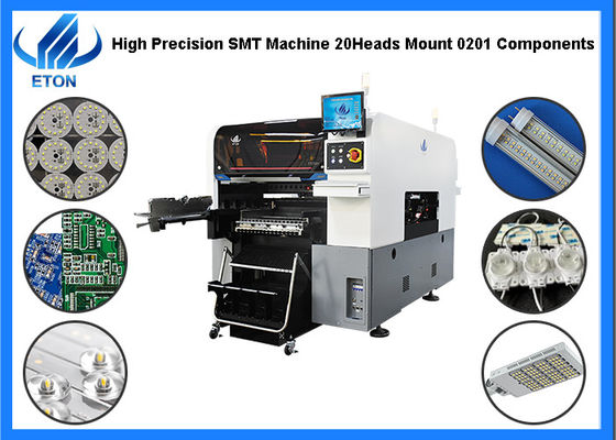 Máy chọn và đặt bóng đèn LED có độ chính xác cao 98000CPH cho các thành phần 0201