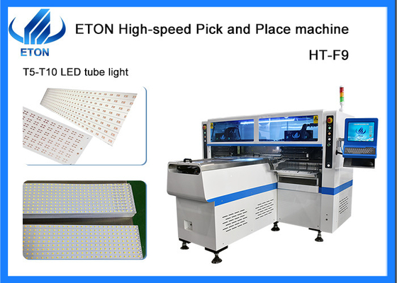 T5 / 18 / 19 / T10 Tube Light ETON SMT Machine Máy nhặt và đặt SMT tốc độ cao