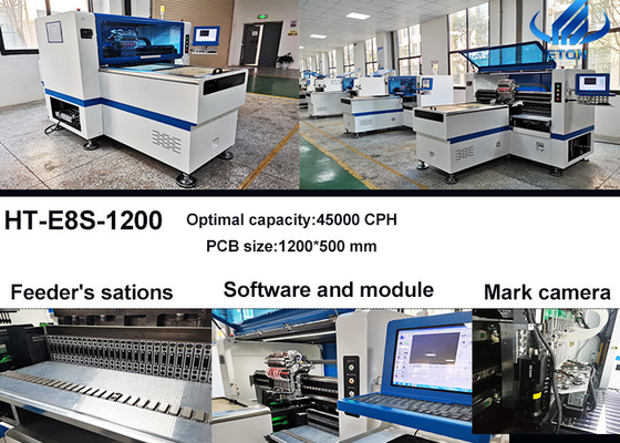 Đèn LED cổ điển DOB / Lens / LED Strip SMT Pick And Place Machine
