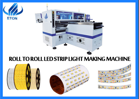 Máy SMT lớn cho dải LED, máy chọn và đặt 136 vòi gắn chip