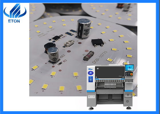 Động cơ tuyến tính từ tính SMT Chip Mounter 10 đầu máy chọn và đặt