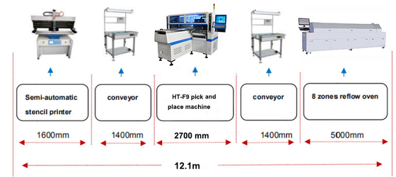 Máy đặt SMT tốc độ cao với động cơ từ tính và chế độ vị trí quang học