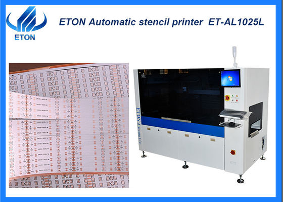 Máy in stencil tự động cho đèn LED Dải linh hoạt FPCB Giao thông qua chiều cao tấm 20mm