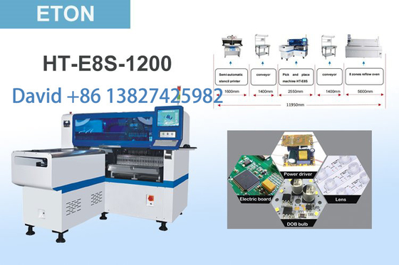Tự động LED Light Making SMT Mounter 45K Led Lighting Máy lắp ráp Pcba