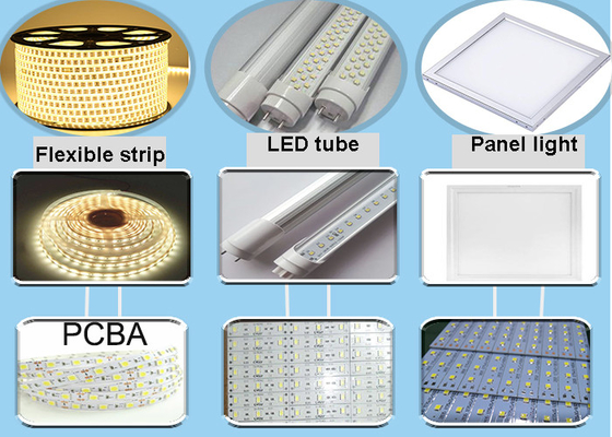 250000 Capacity 1.2m LED Tube Strip Light Making Machine SMT Pick And Place Machine Máy sản xuất ánh sáng