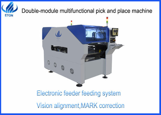 Máy chọn và đặt mô-đun đôi 20 đầu với hệ thống Vision