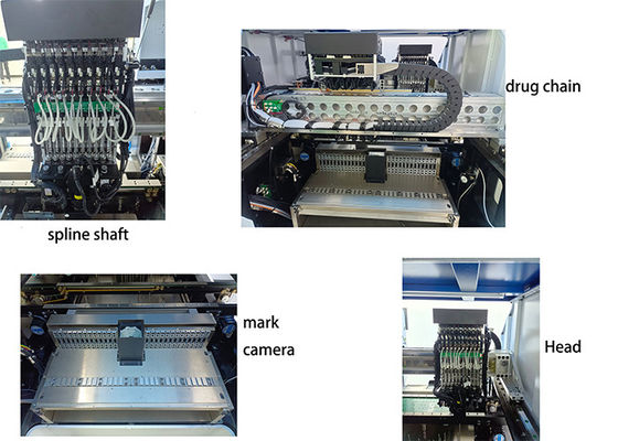 Dual Arm Four Module Máy chọn vị trí SMT Máy làm đèn dải linh hoạt 6KW