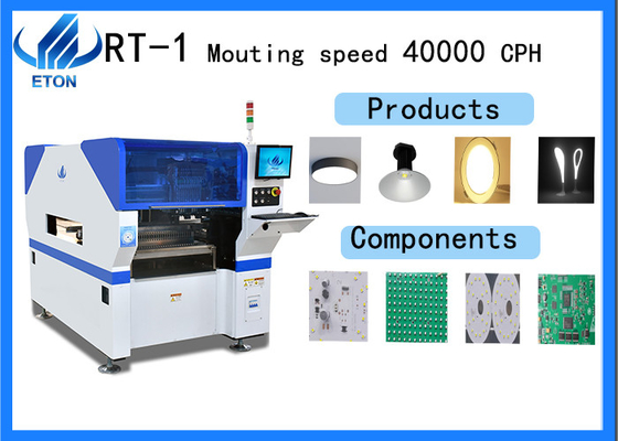 Máy gắn bóng đèn LED 40000 CPH với động cơ tuyến tính và động cơ servo