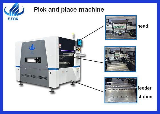 Độ chính xác cao Hiệu chỉnh dấu 10 cái đầu hiển thị smt chọn và đặt máy