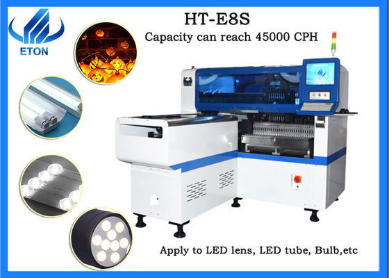 lắp bóng đèn làm ống kính 45000 CPH 12 đầu 28 bộ cấp liệu chọn và đặt máy