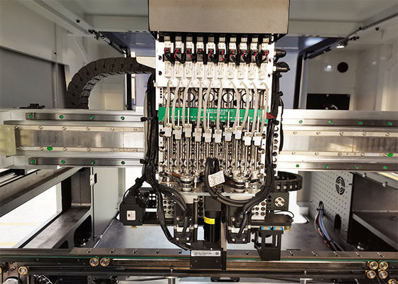 AC 380V 40000CPH 10 đầu 32 trạm cấp liệu Bóng đèn LED PCB SMT chọn và đặt máy